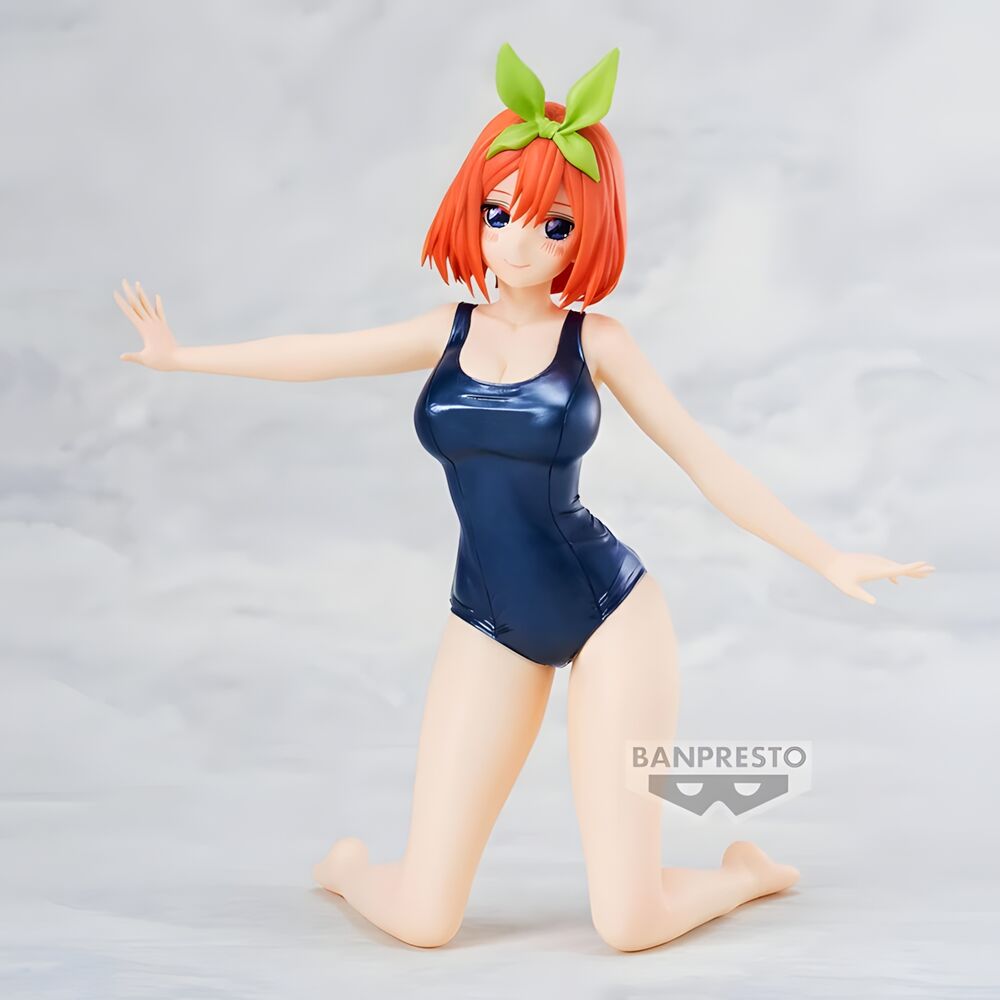 The Quintessential Quintuplets Movie Celestial Vivi School Style Yotsuba Nakano figure 15cm – Banpresto samlarfigur