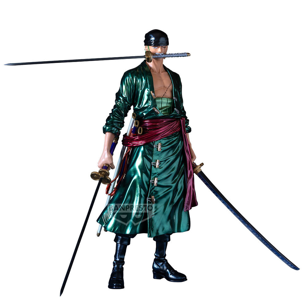 One Piece Roronoa Zoro Premium The Metallic figure 30cm – Banpresto samlarfigur